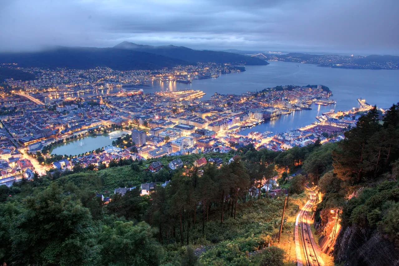 Bergen, Vuonomaisema — matkakohde