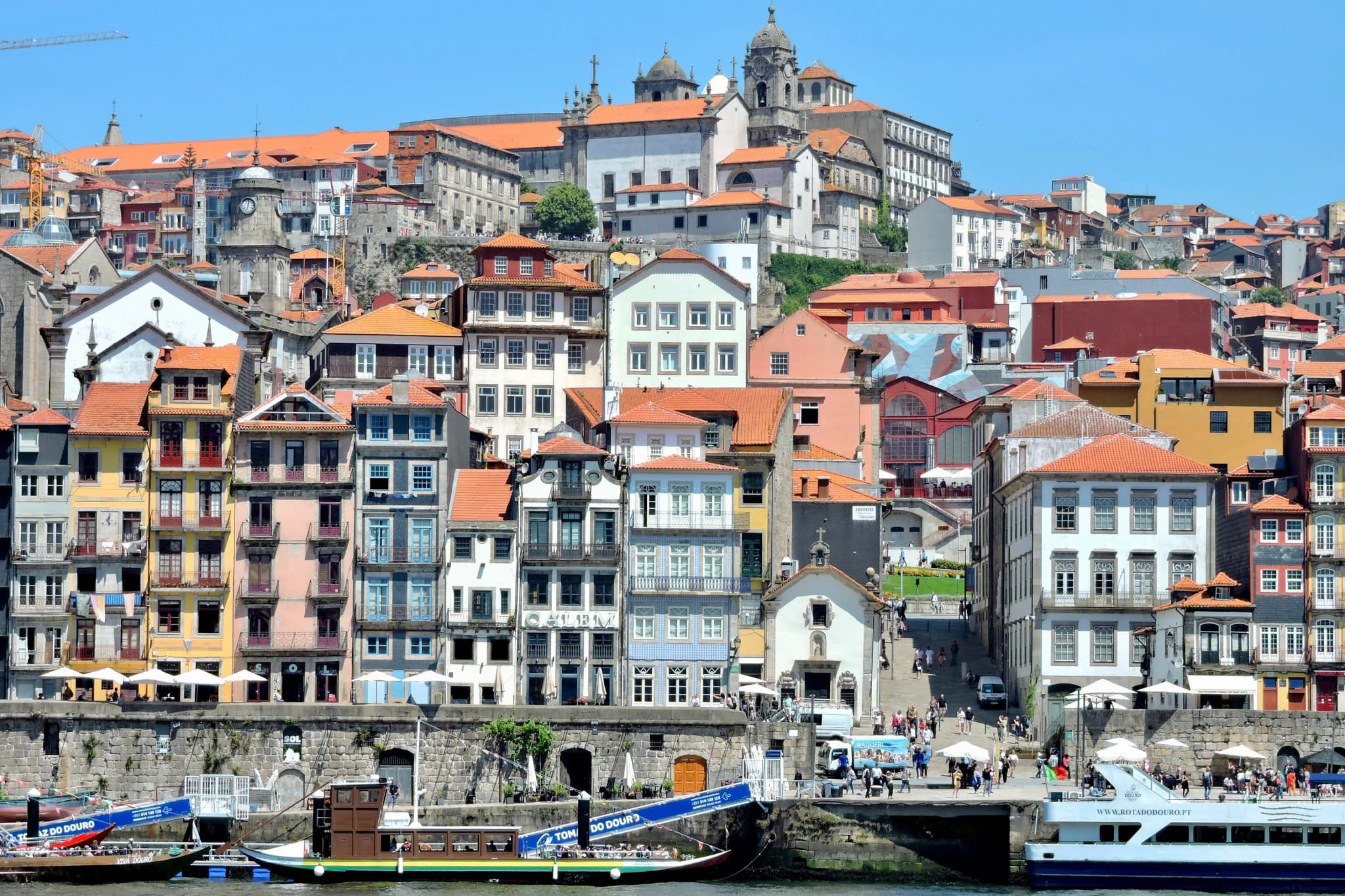 Porton keskusta ja Douro-joki