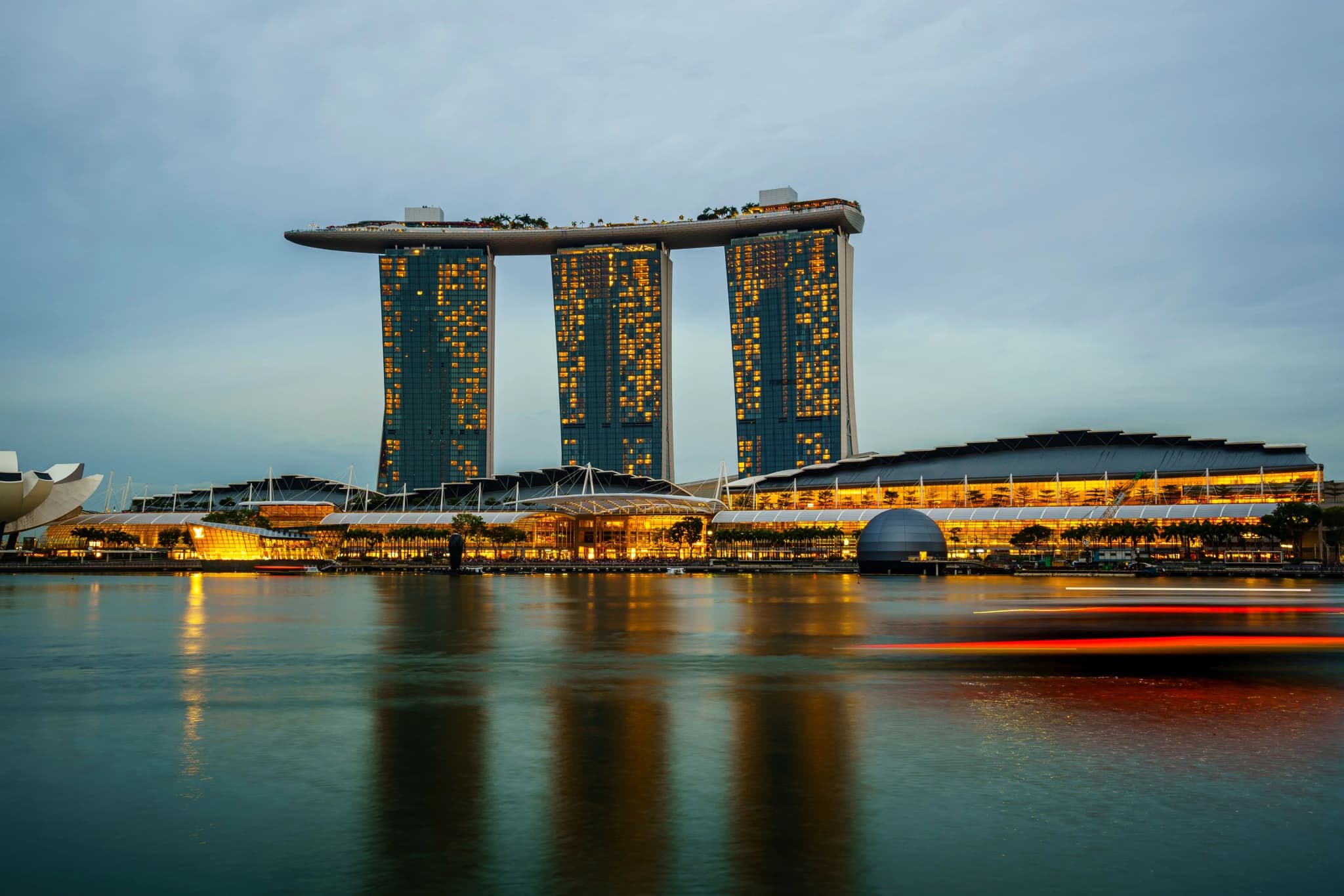 Singaporen keskusta ja sää