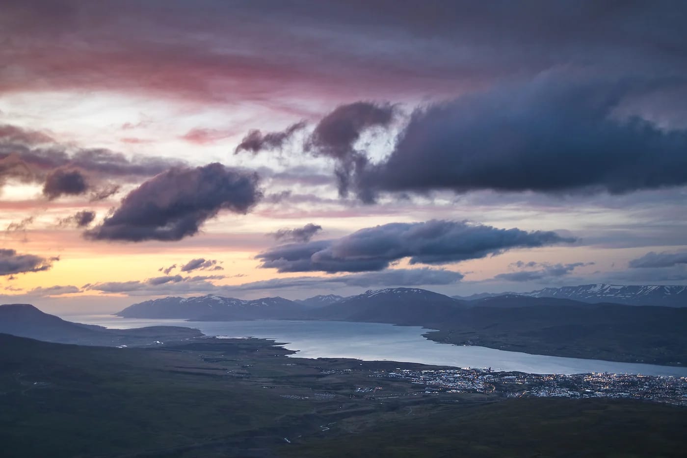 Eyjafjörður auringonlaskussa