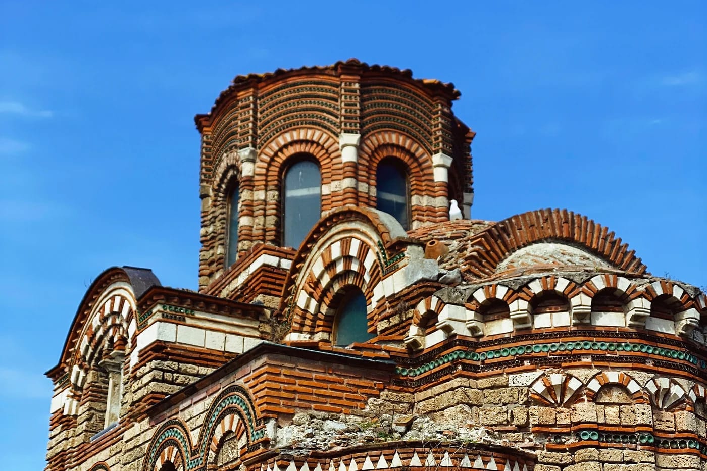 Nessebarin bysanttilainen Pantokrator-kirkko Bulgariassa