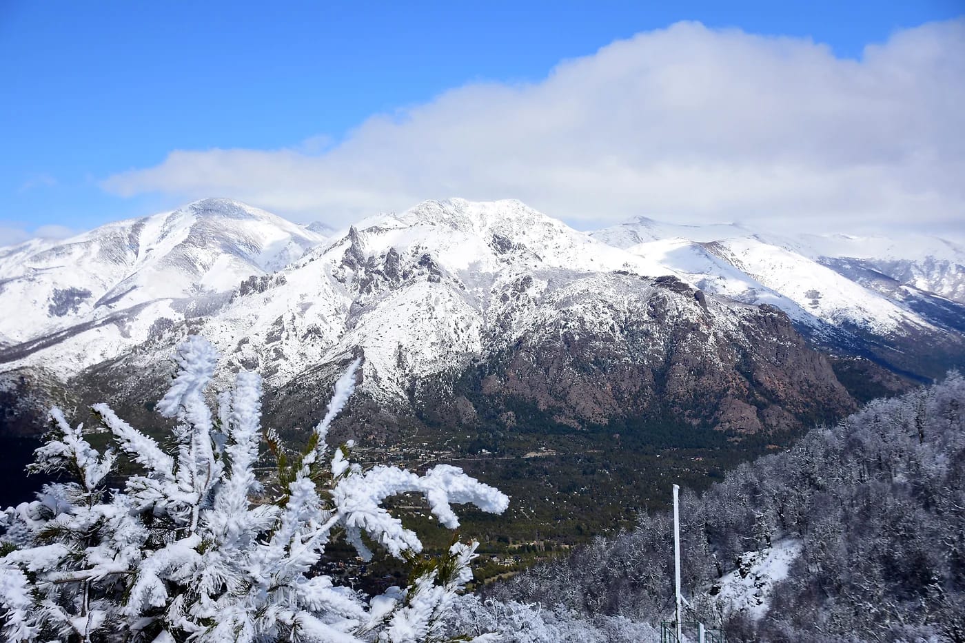 Lumihuippuja Barilochessa