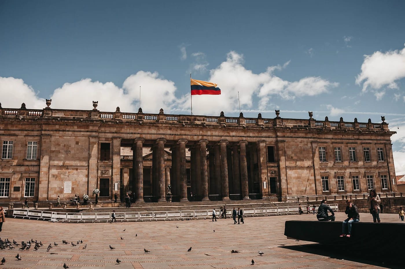 Kansalliskongressi Plaza Bolívarilla Bogotássa
