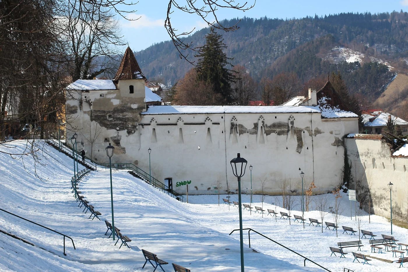 Kutojien bastioni talvella