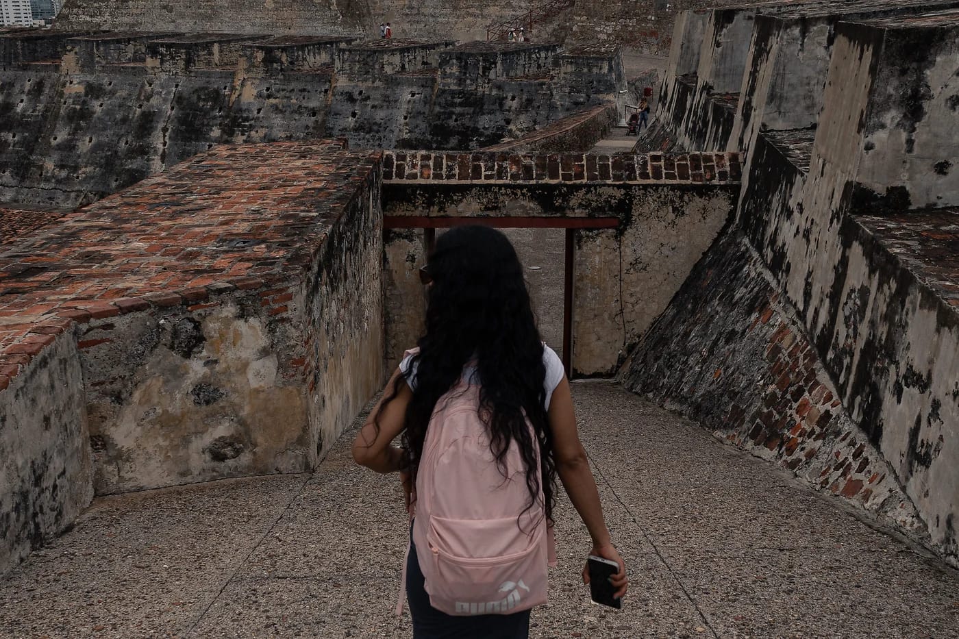 Castillo San Felipen linnoitusta Cartagenassa