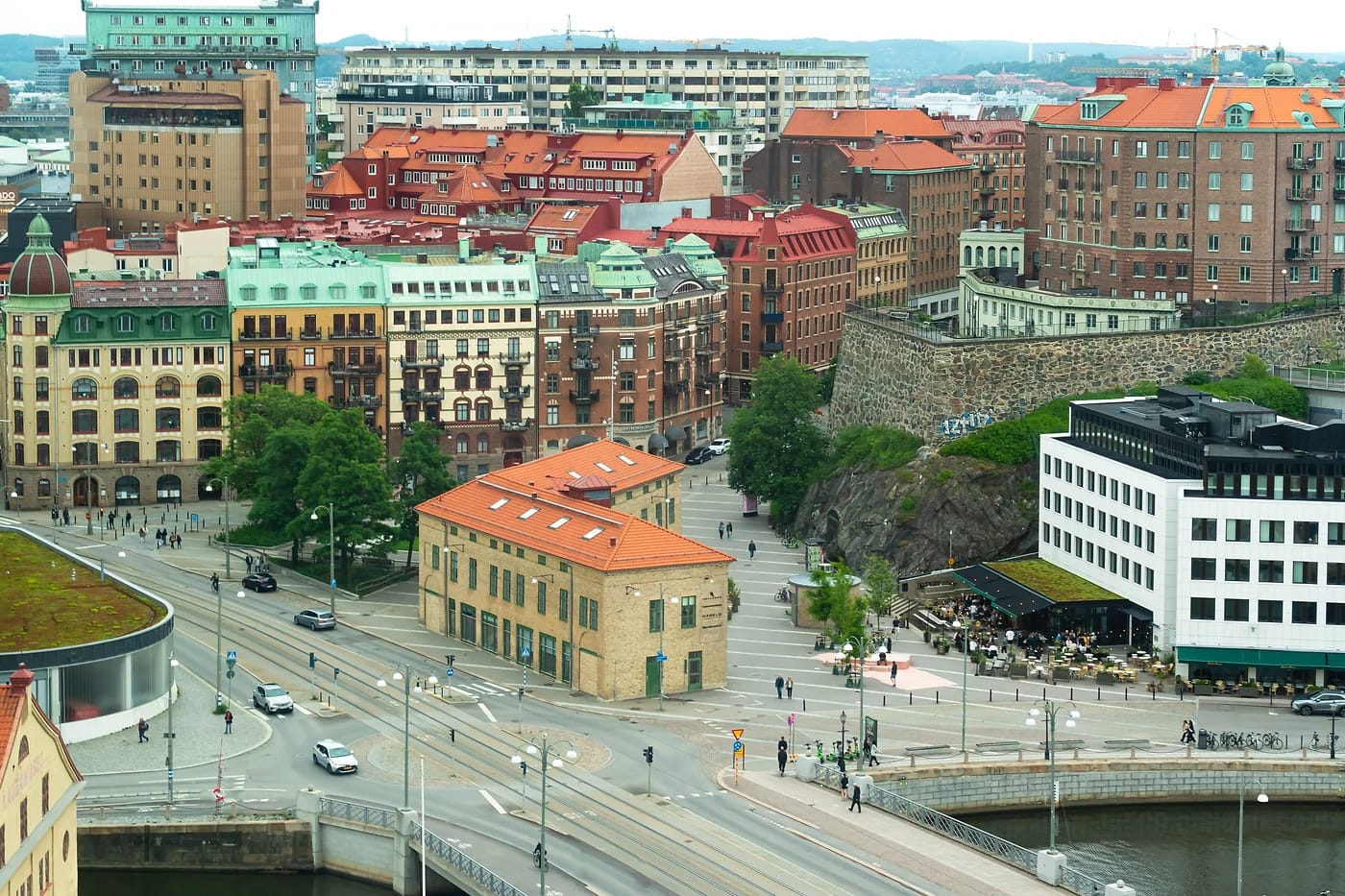 Ilmakuva Göteborgin kaupungista