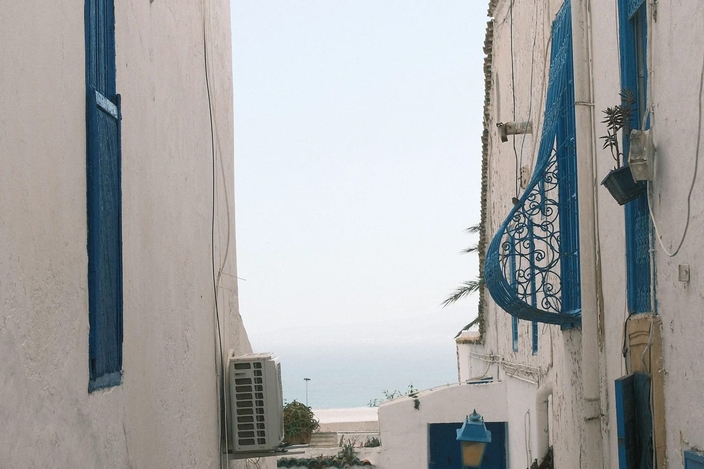 Sidi Bou Saidin kuja ja merinäköala