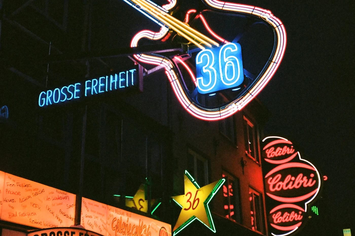 Grosse Freiheit 36 -klubin neonkyltti