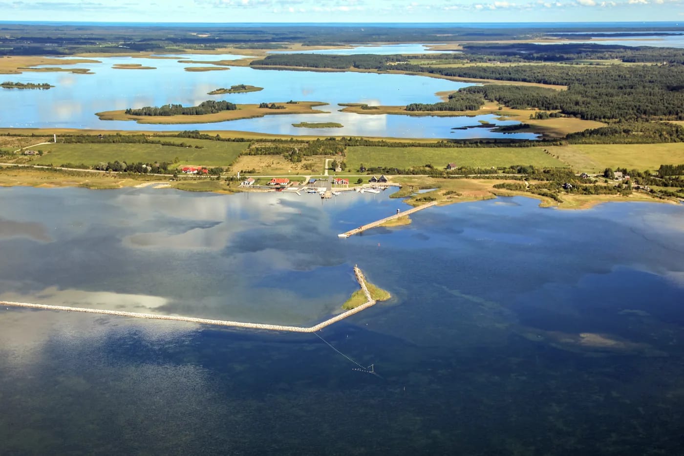 Orjakun satama ja Kassarin saari ilmasta