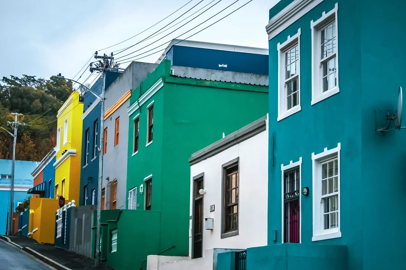 Bo-Kaapin värikkäät talot Kapkaupungissa