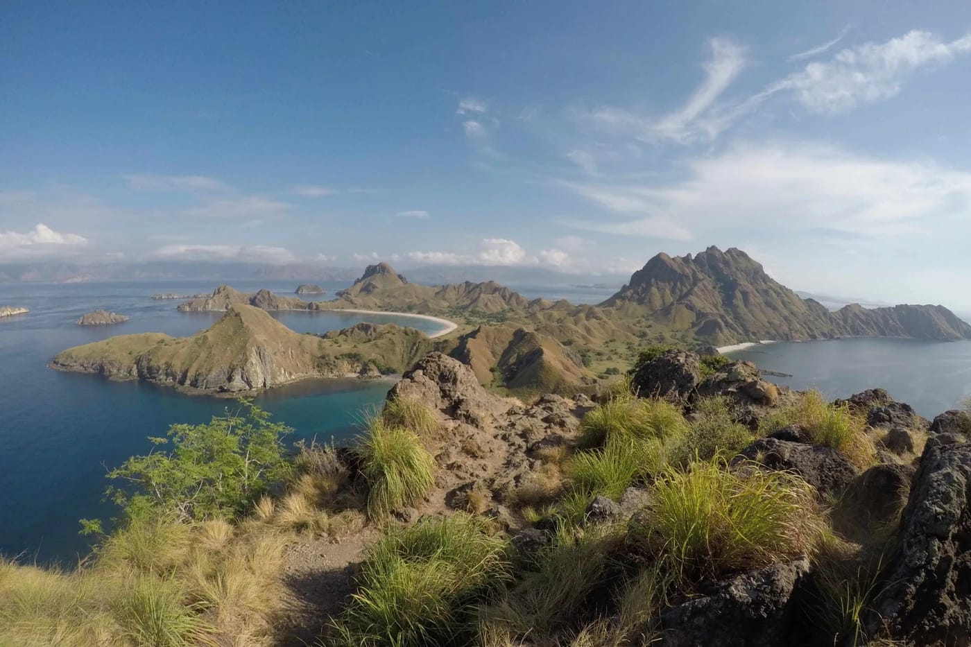 Padar-saaren panoraama ilmasta
