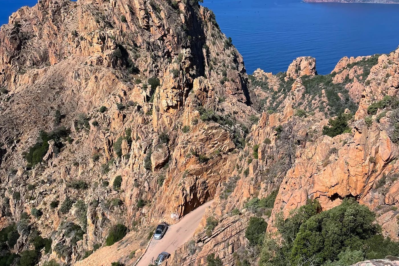 Piana Calanchesin rosoiset graniittihuiput