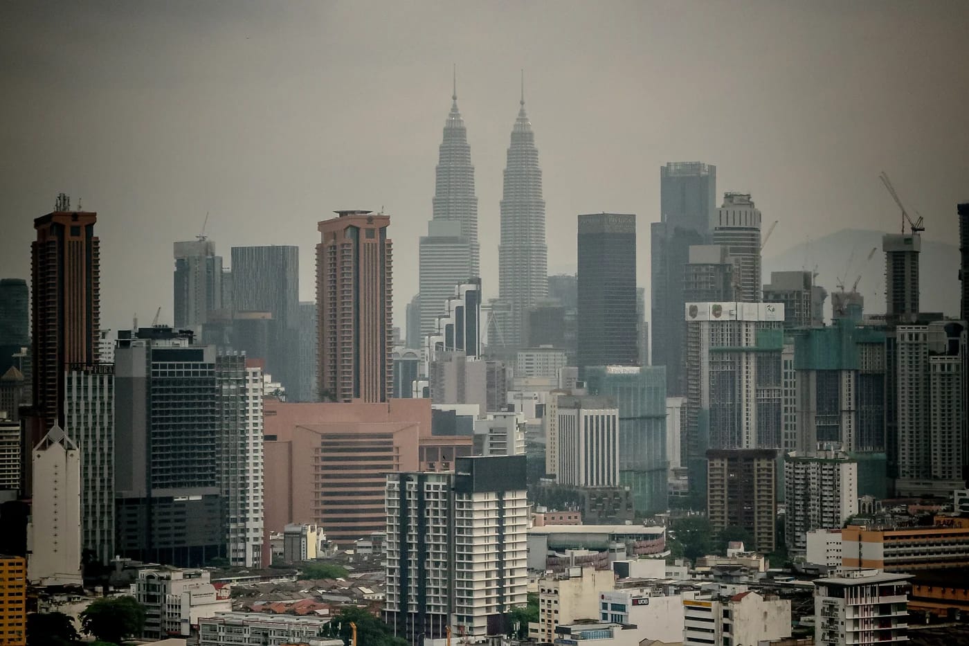 Kuala Lumpurin skyline ja Petronas Towers