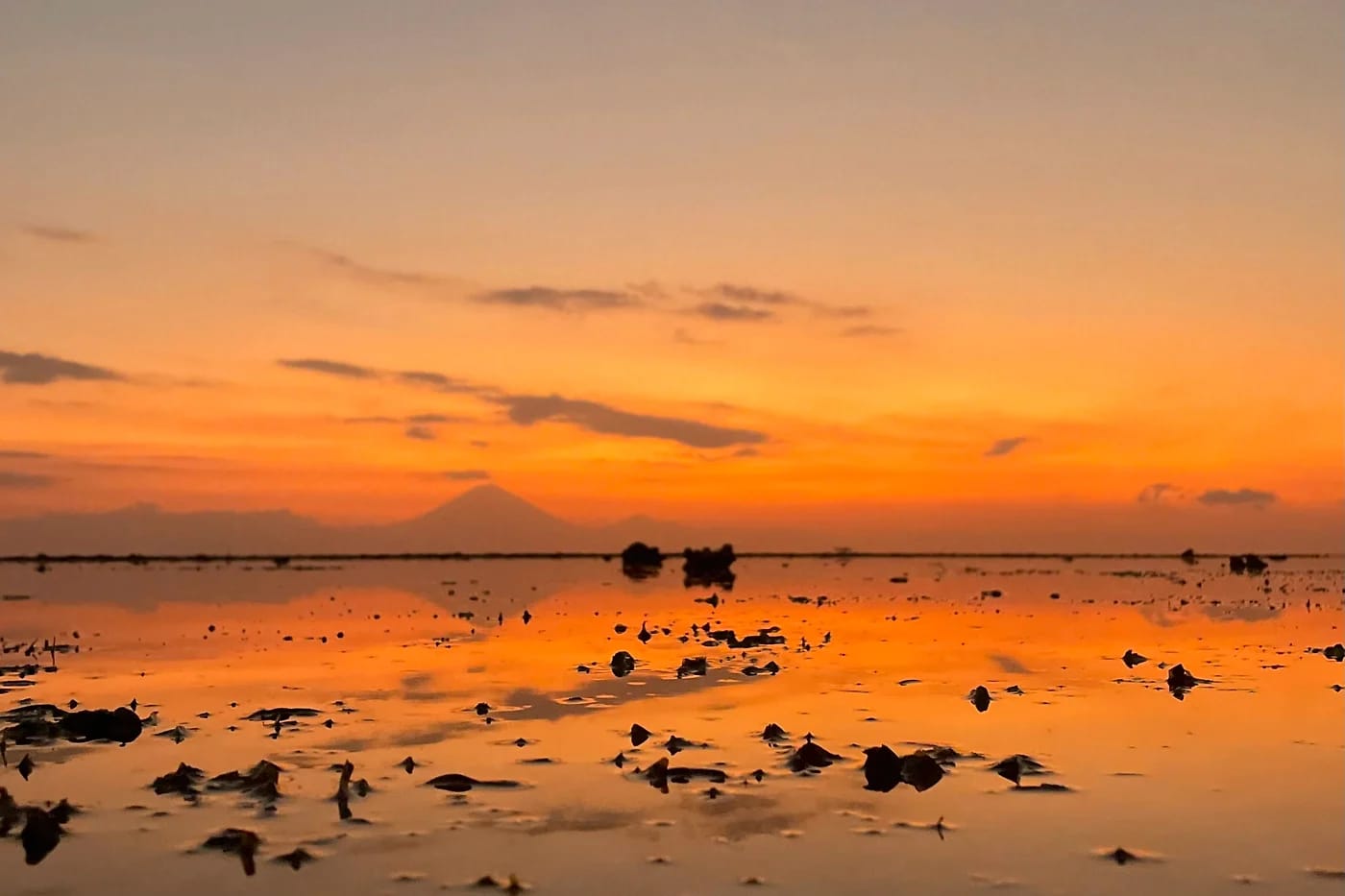 Auringonlasku Gili-saarilla