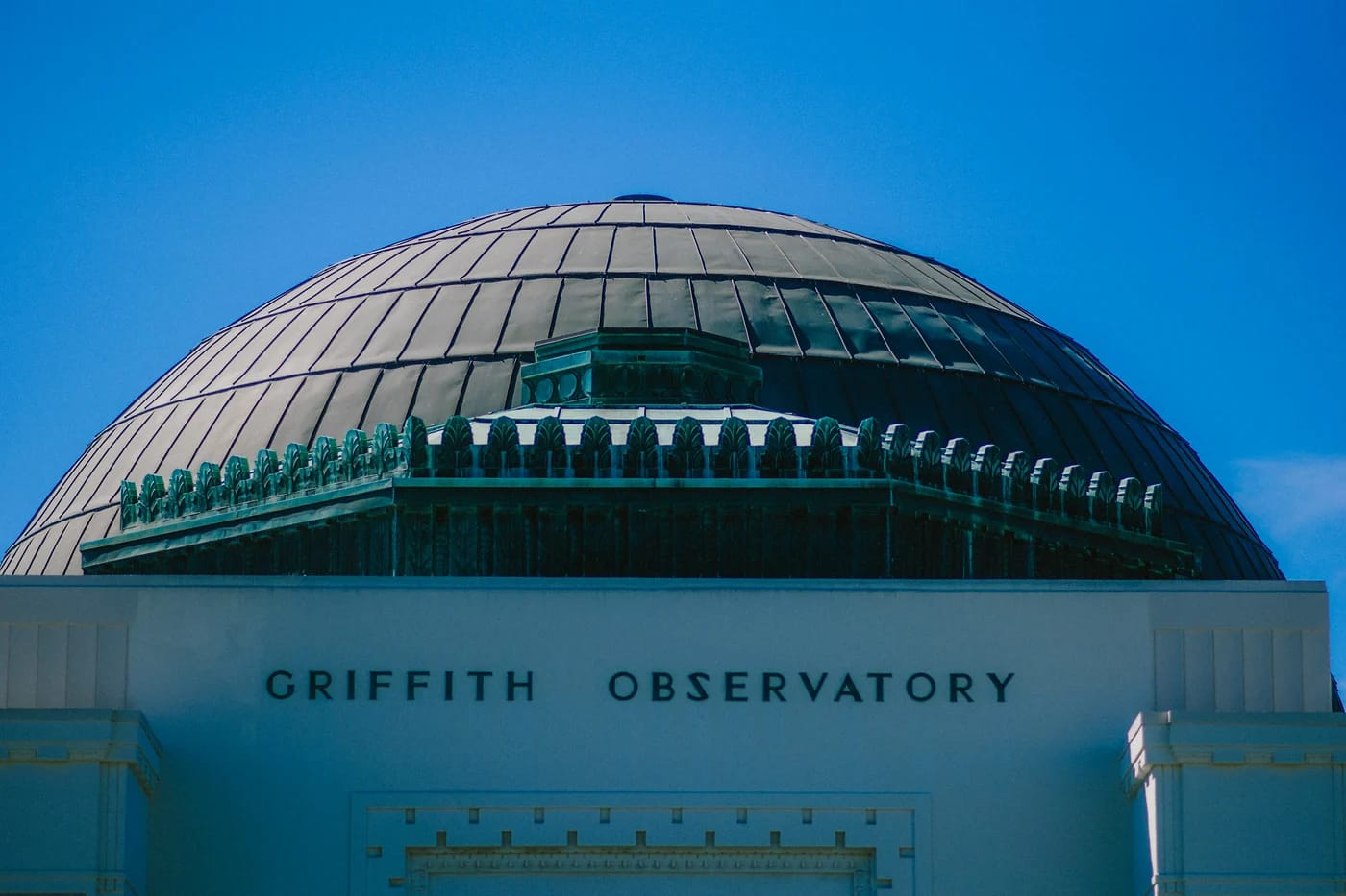 Griffithin observatorion kupoli lähikuvassa