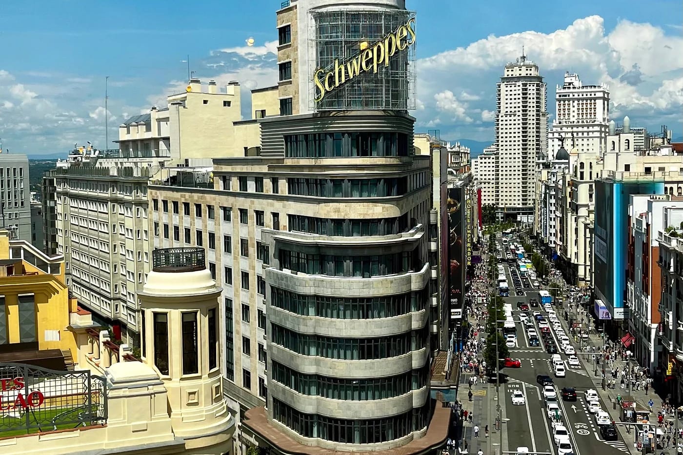 Gran Vían Schweppes-rakennus Madridissa