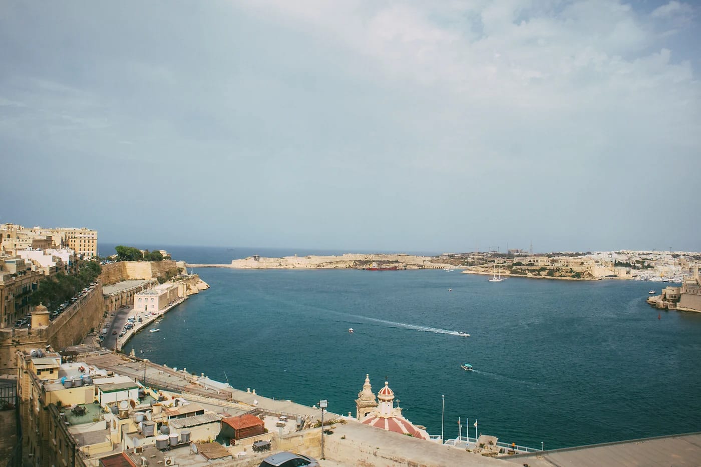 Grand Harbour ja linnoitukset ilmasta