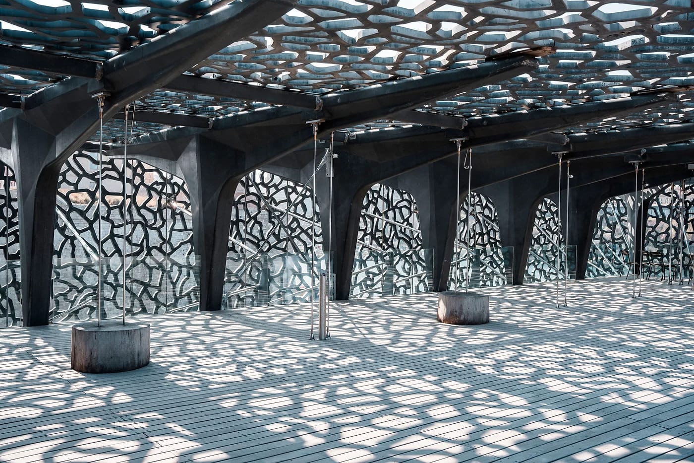MuCEM-museon betoniverkkokatos