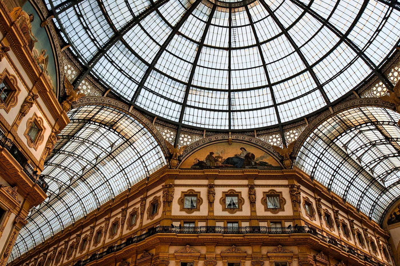 Galleria Vittorio Emanuele II:n lasikupoli