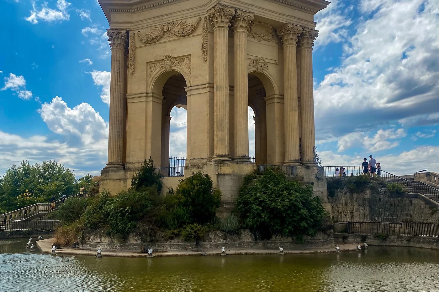 Château d'Eau -vesitorni Promenade du Peyroulla Montpellier'ssa