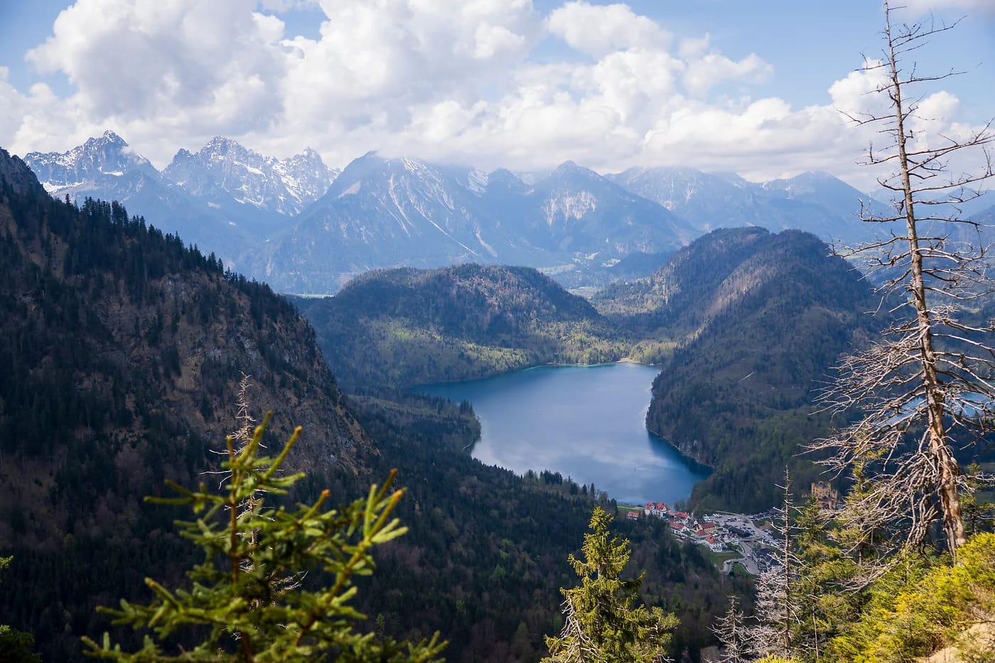 Alpsee-järvi ja Baijerin Alpit