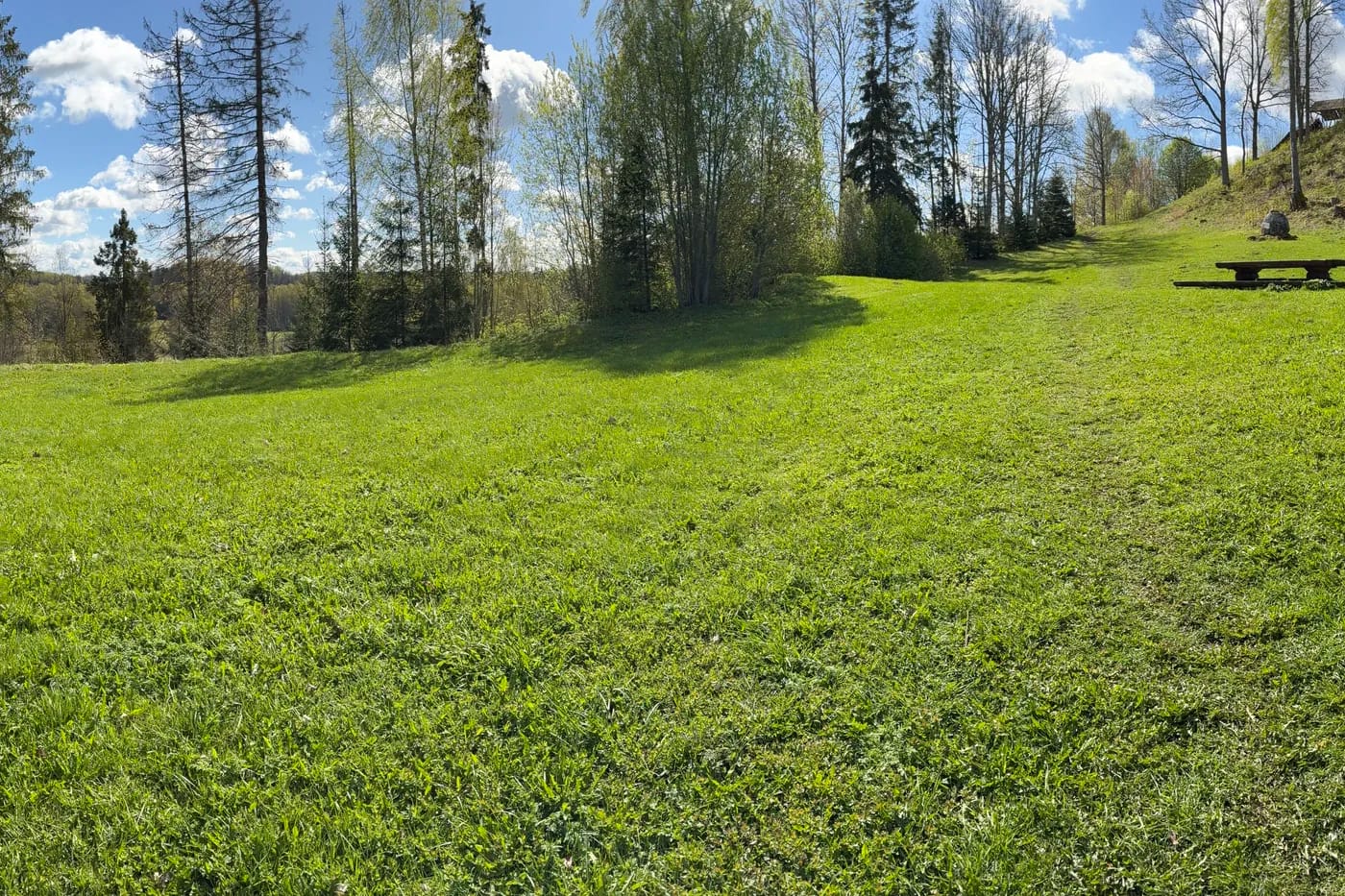 Otepään maisemaa ja urheilukeskusta