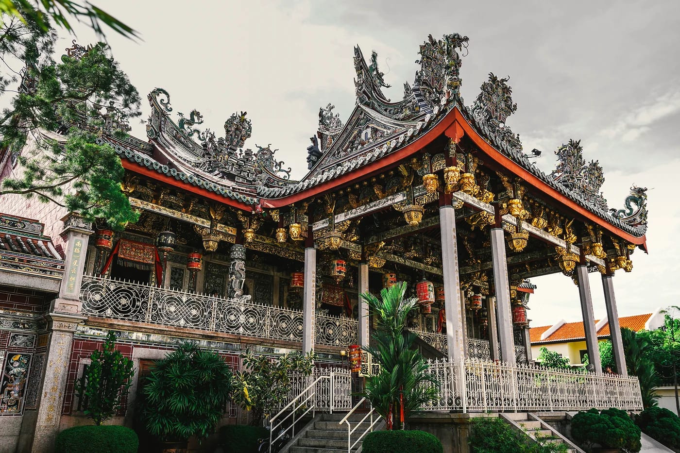 Khoo Kongsin koristeellinen klaanitalo George Townissa