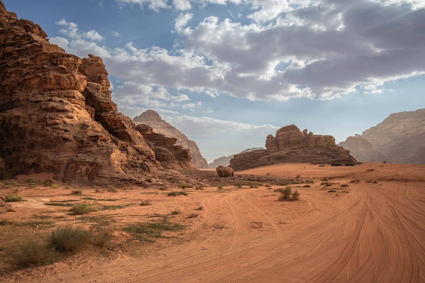 Wadi Rumin aavikkomaisema