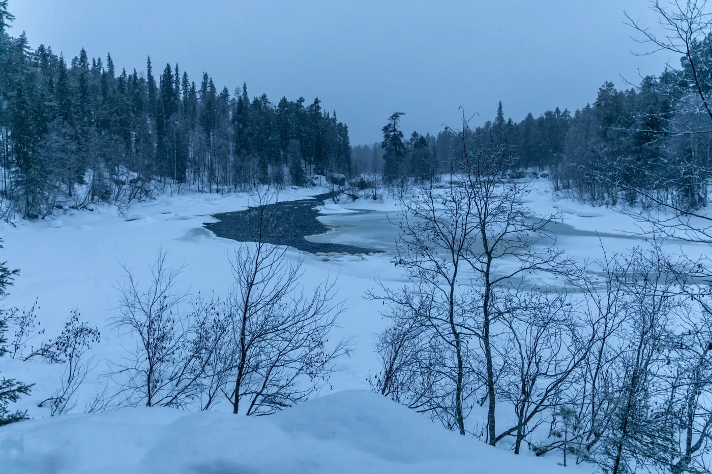 Oulangan kansallispuiston maisemaa