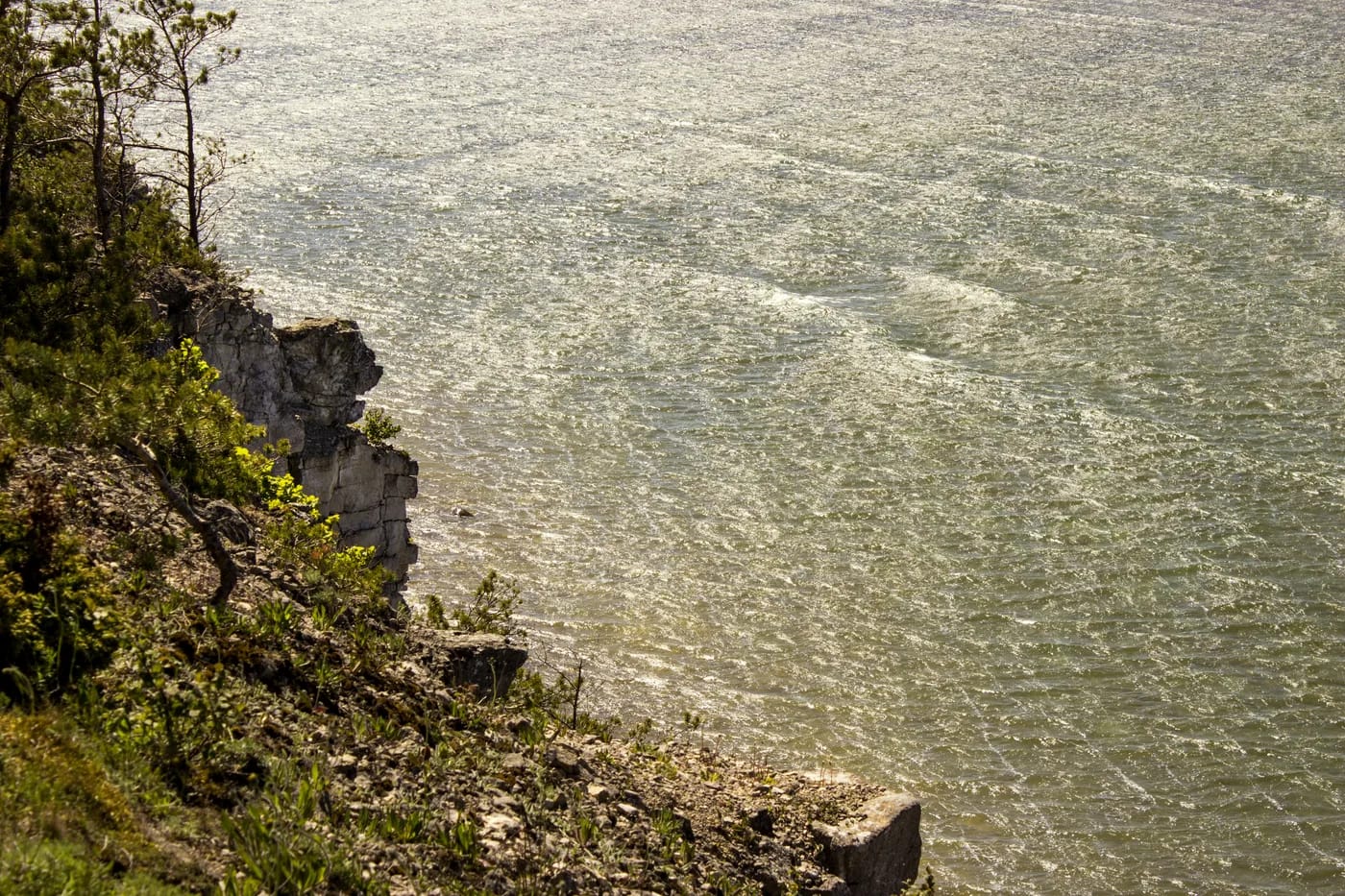 Panga pangan kalkkikivijyrkänne ja meri