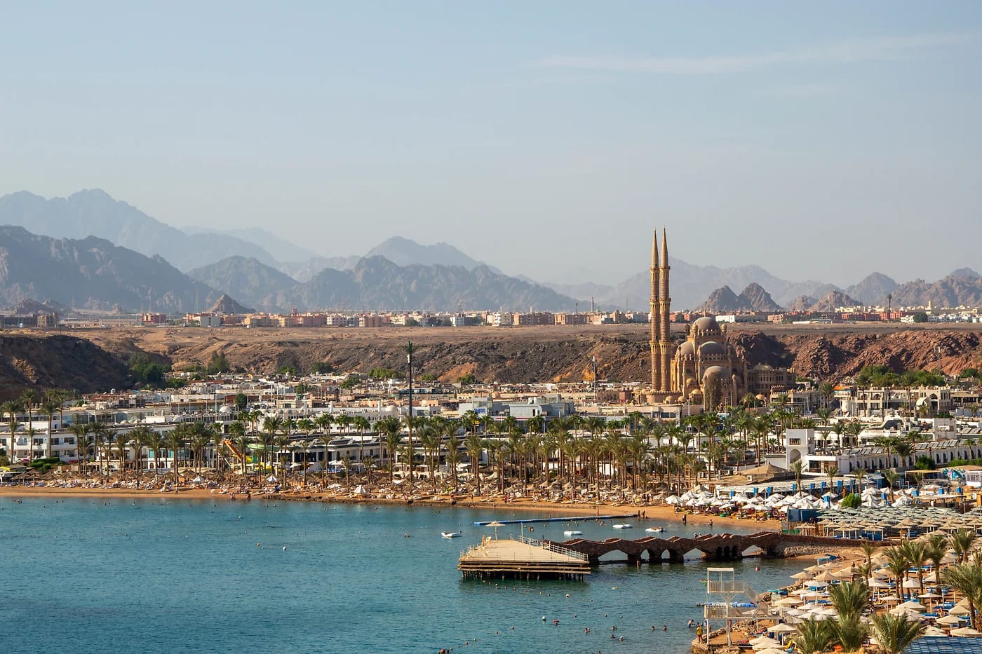 Sharm el-Sheikhin lahti ylhäältä