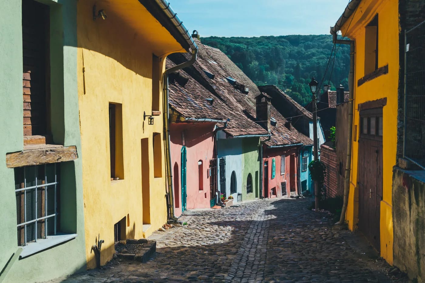 Sighișoaran vanhankaupungin kivetty kuja