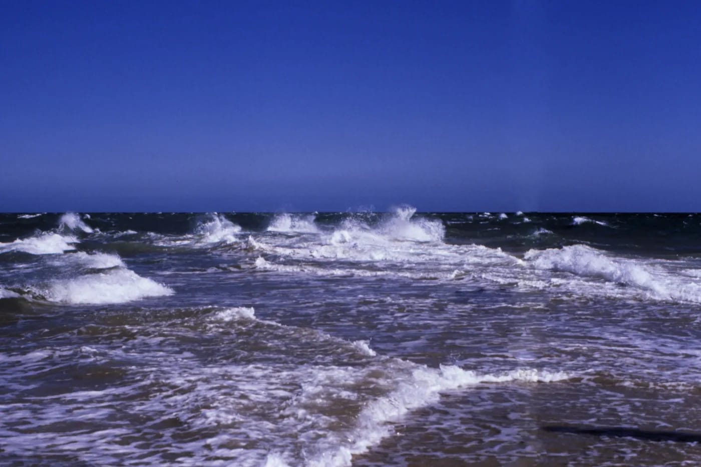 Skagerrakin aallot Grenenin rannalla
