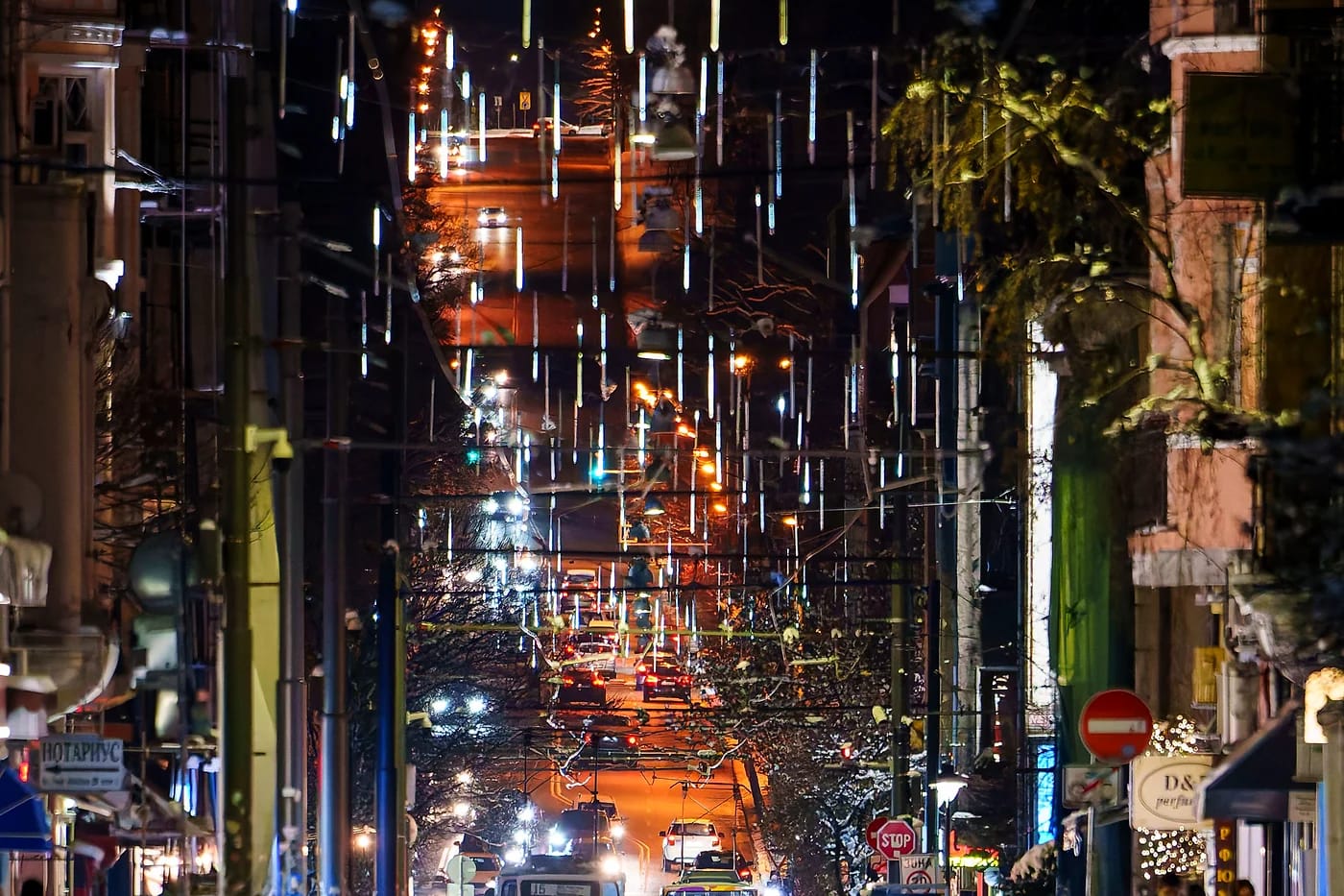 Sofian yökatu ja raitiovaunu