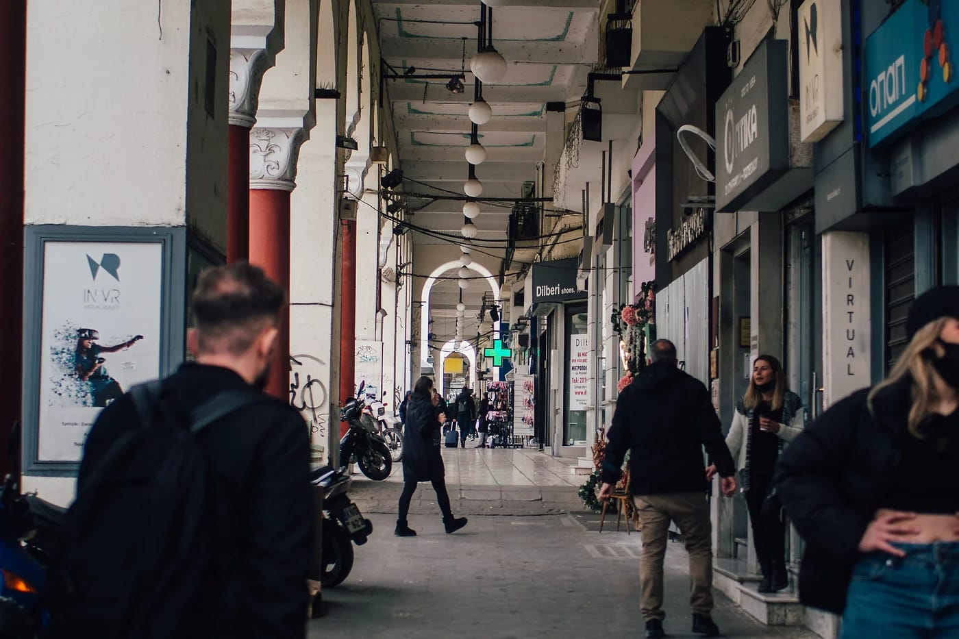 Vilkas pylväskäytävä Thessalonikissa