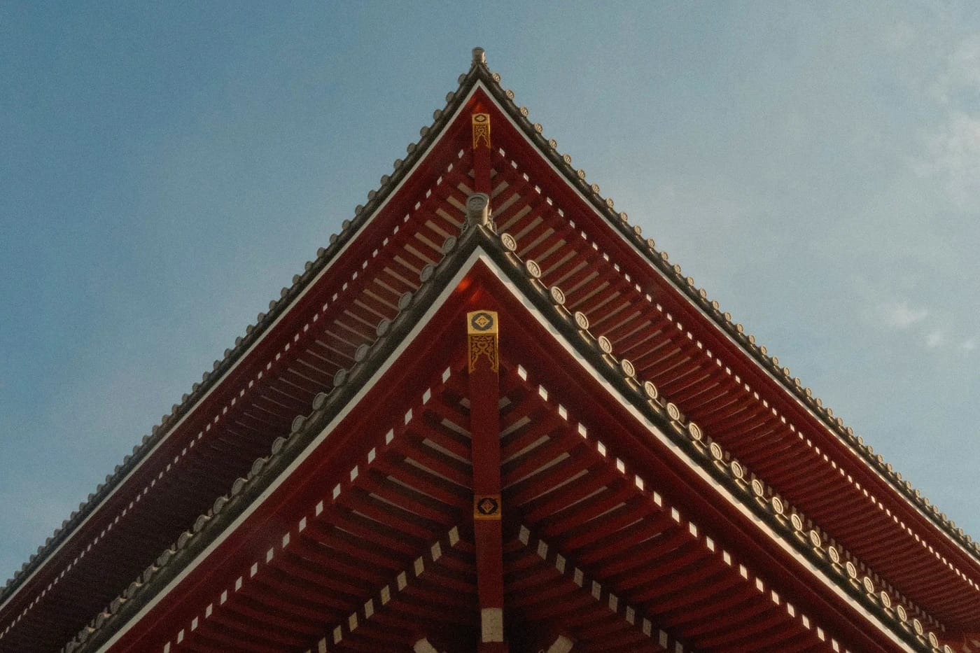 Senso-ji-temppelin katto Tokiossa
