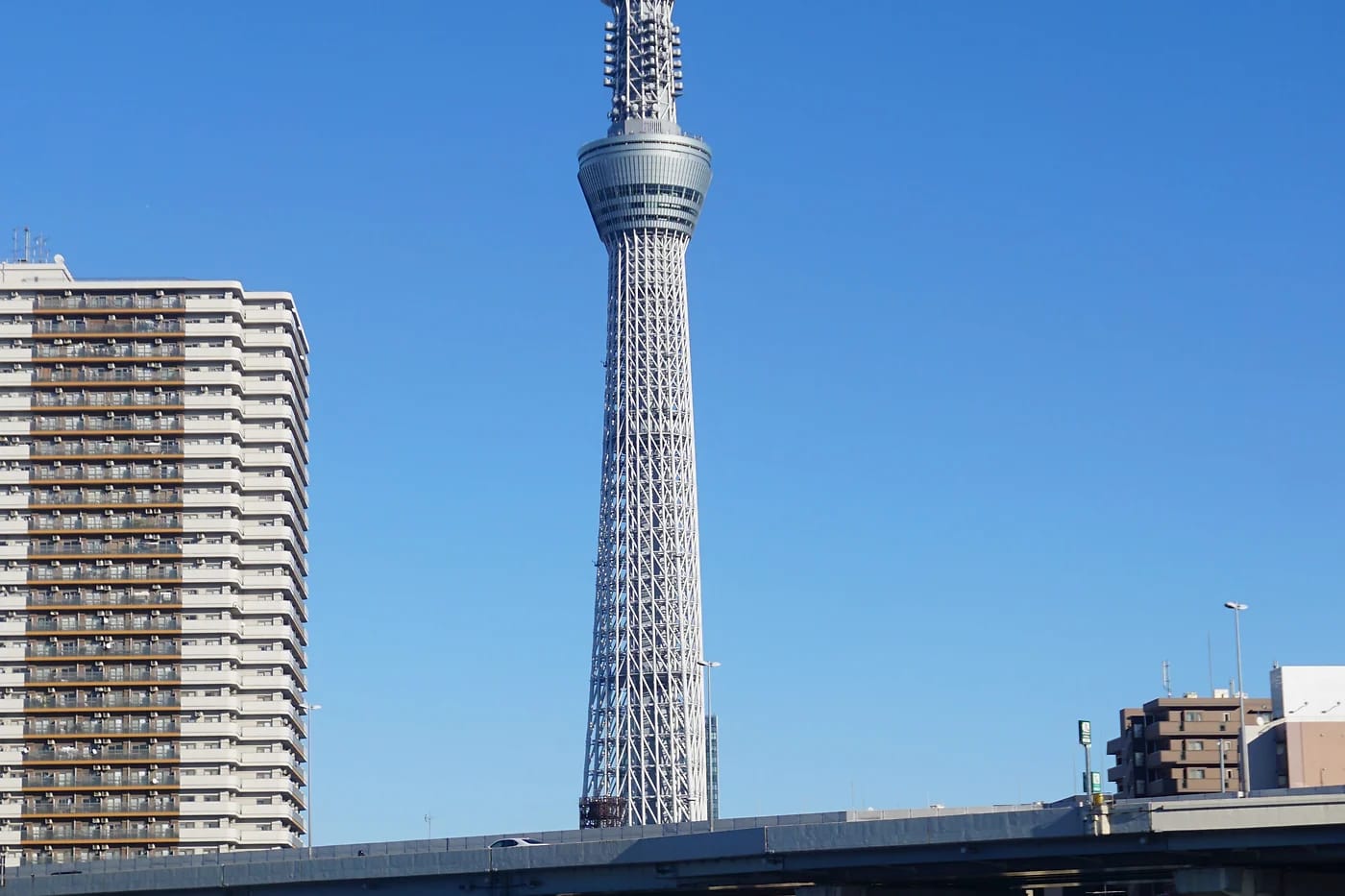 Tokyo Skytree ja ympäröivät rakennukset