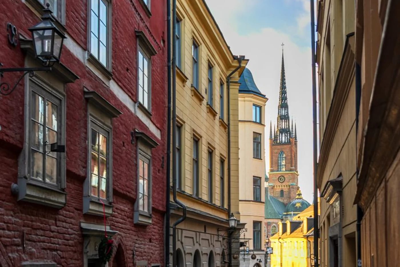 Gamla Stanin kuja ja Riddarholmenin torni