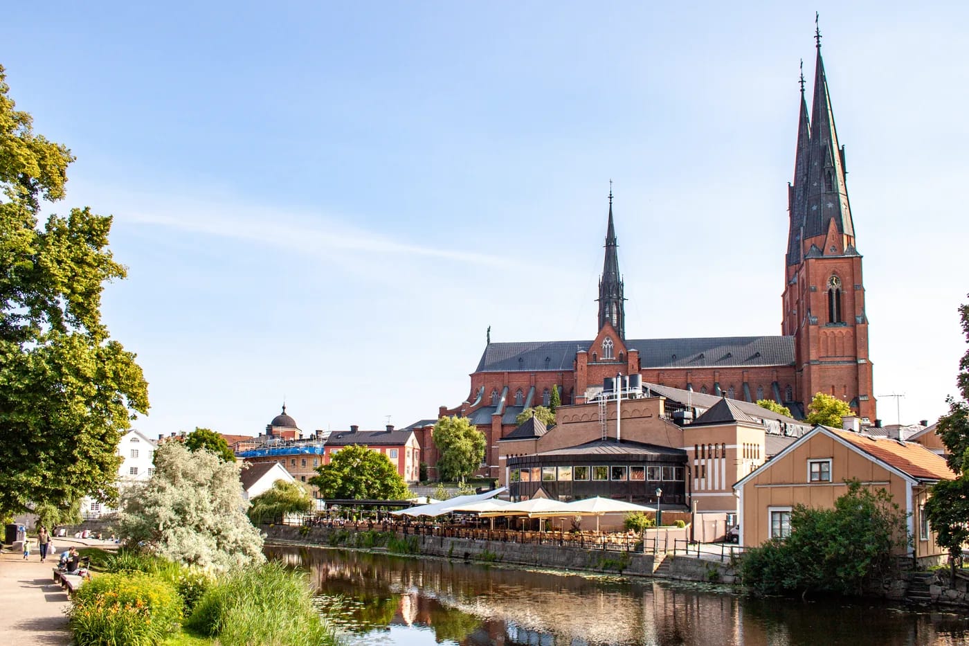Uppsalan tuomiokirkko ja keskusta
