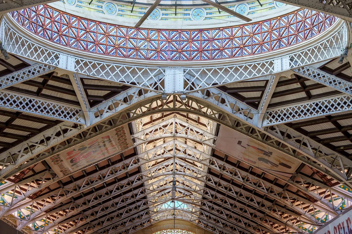 Mercado Centralin sisätila Valenciassa