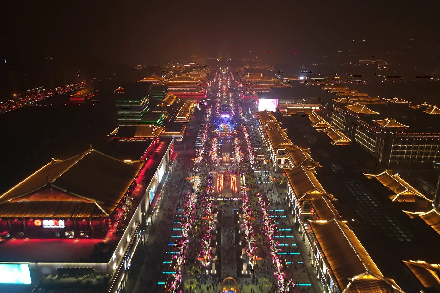 Xi'an yöllä