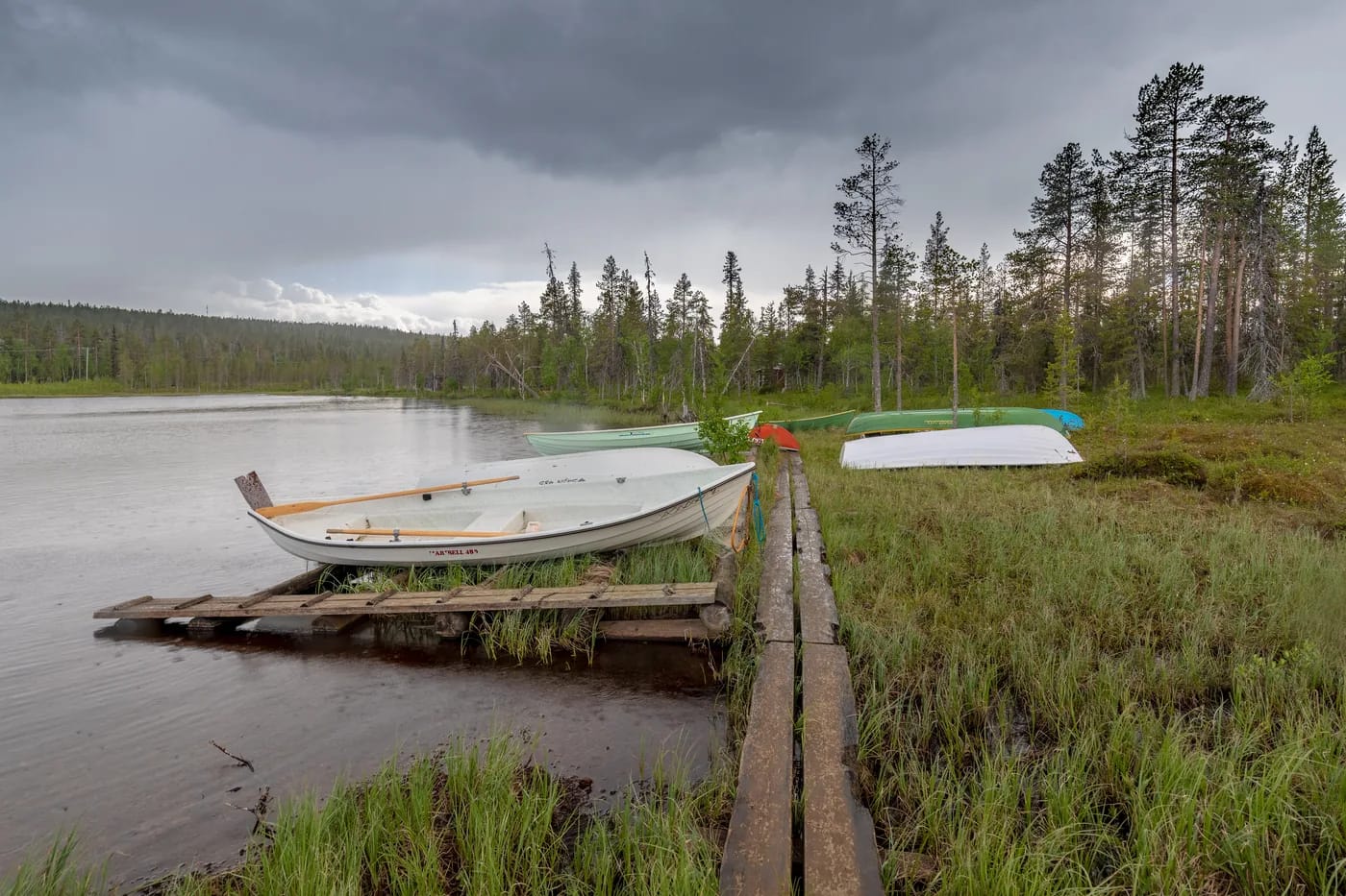 Pitkospuut Kesänkijärvellä