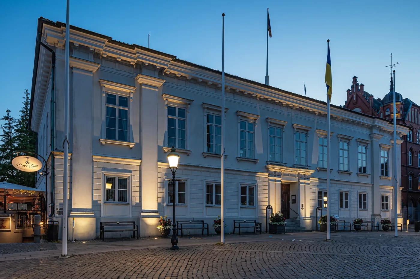 Ystadin vanhaakaupunkia ja rannikkoa