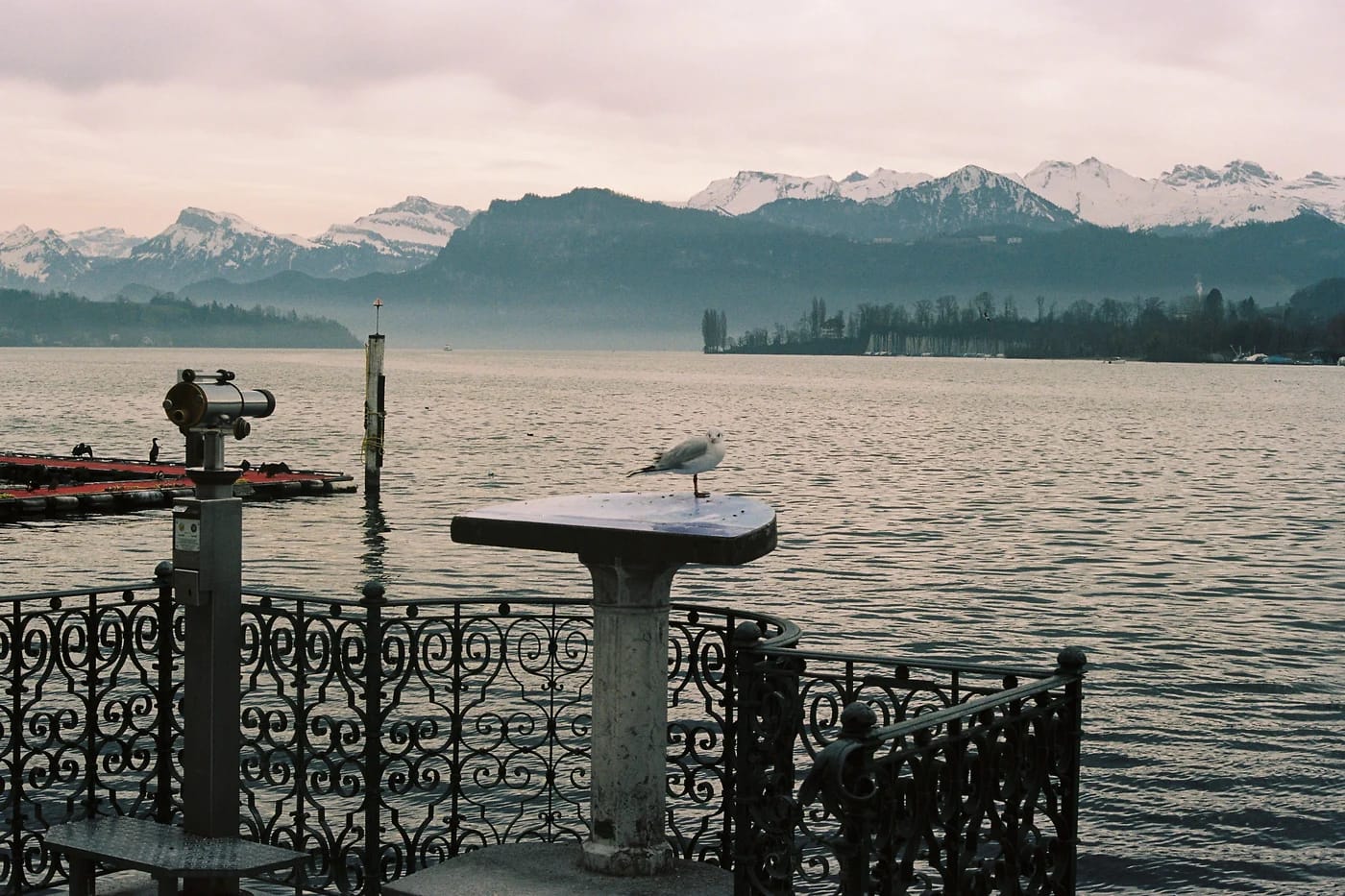 Zürichjärvi ja Alpit