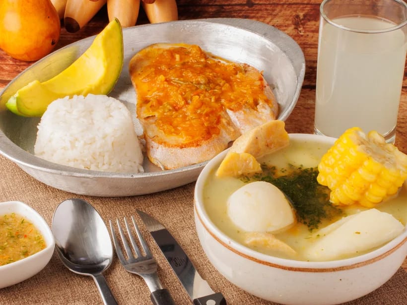 Paikallinen ruokalaji kohteessa Bogotá