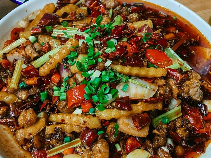 Paikallinen ruokalaji kohteessa Chengdu