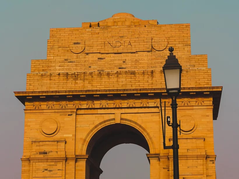 Intian portti & New Delhi