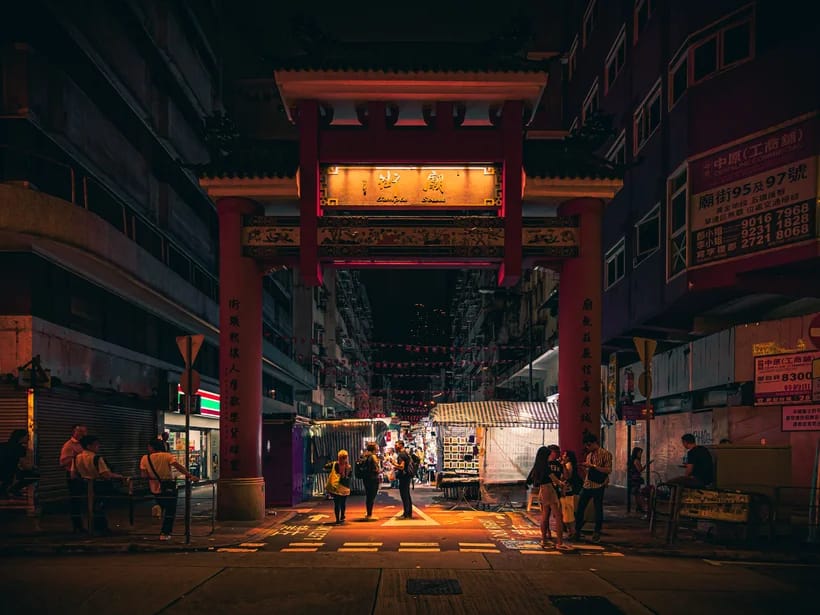 Temple Streetin yömarkkinat