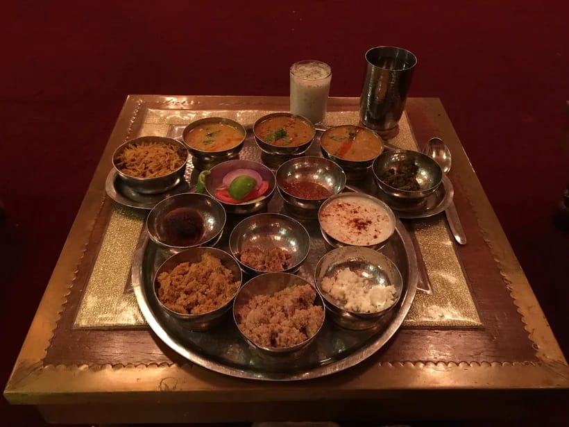 Paikallinen ruokalaji kohteessa Jaipur