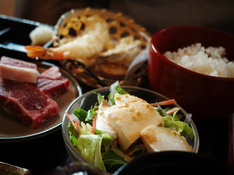 Paikallinen ruokalaji kohteessa Kioto